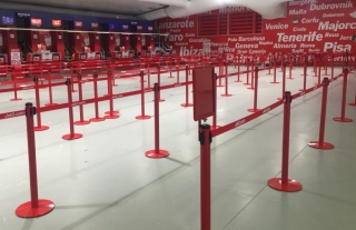 Retractable Tape Barriers 5