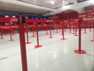 Retractable Tape Barriers 6