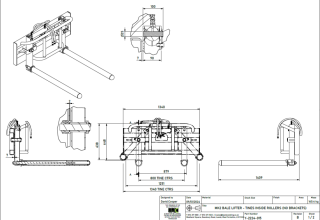 Bale Lifters (Tines In Rollers) 8