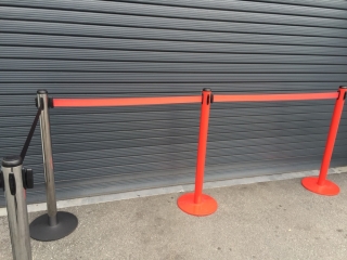 Retractable Tape Barriers 24